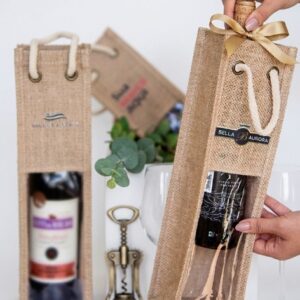 Porta Vinho em Juta